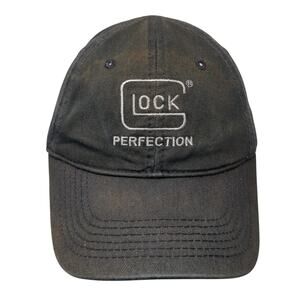 GLOCK Perfection Baseball Cap Black One Size Adjustable Embroidered 6 Panel